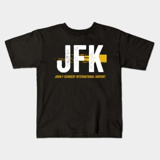 JFK Airport Code New York International Airport Kids T-Shirt